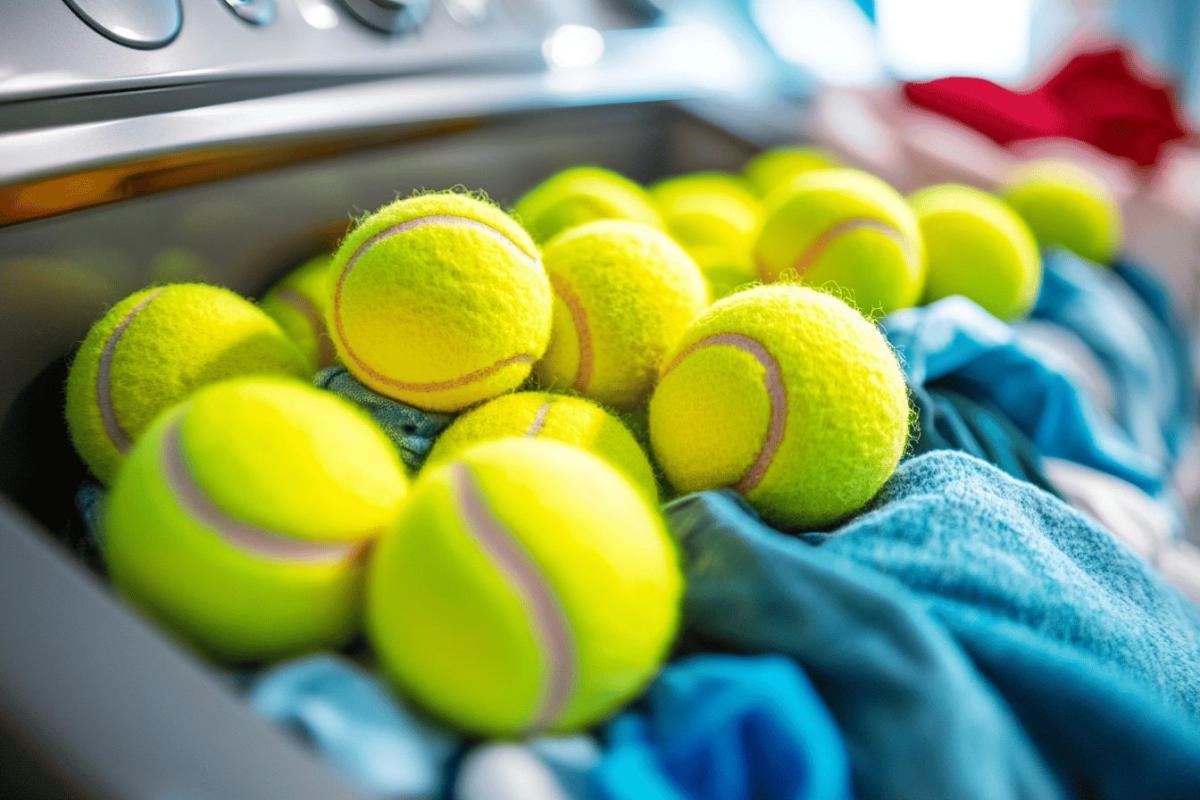 Hemligheten bakom mjuka kläder : tennisbollar i tvättmaskinen